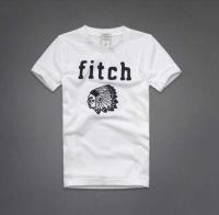 heren abercrombie fitch korte t-shirt crewneck wit chief pattern Kleren Winkel nosmq850